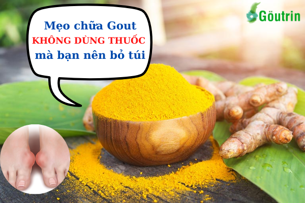 Mẹo chữa Gout không dùng thuốc mà bạn nên bỏ túi