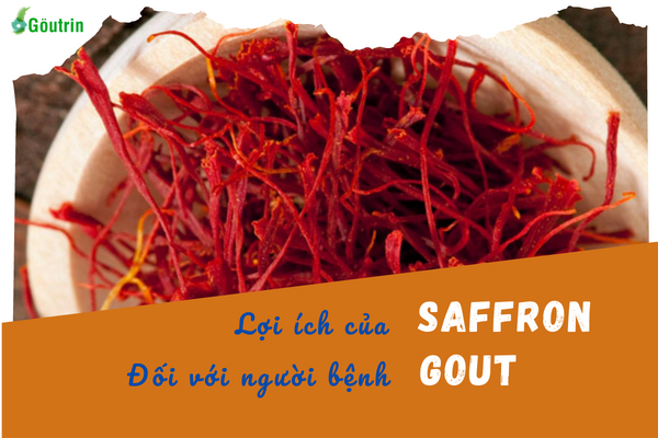 Lợi ích của Saffron đối với người bệnh Gout