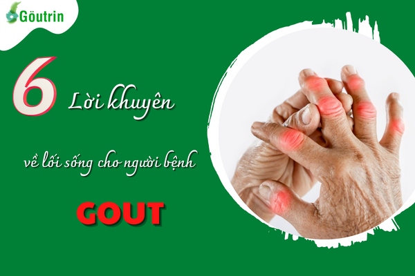 lời khuyên về lối sống cho người bệnh Gout